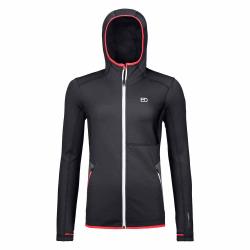 ORTOVOX Fleece Hoody Women's Black Raven